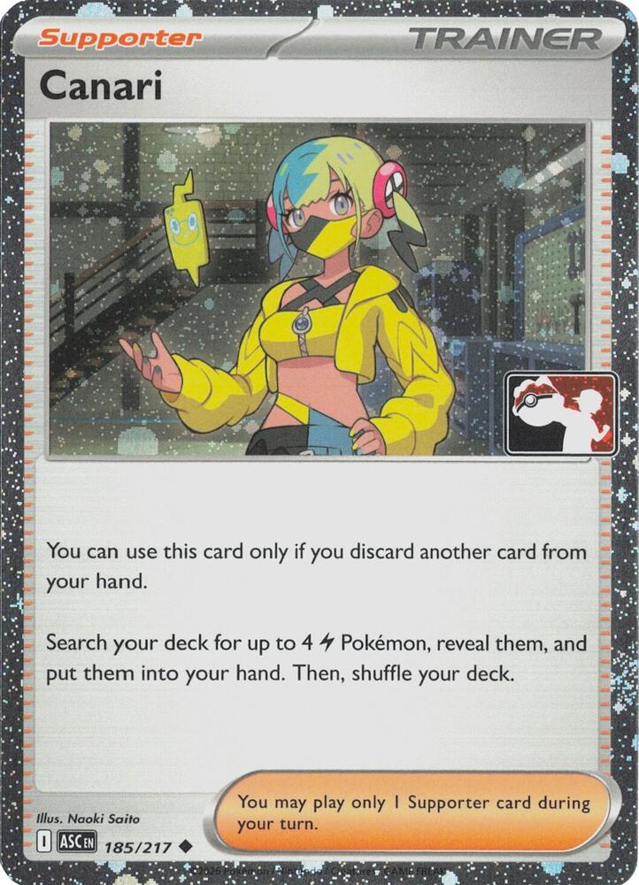 Canari - 185/217 (Cosmos Holo)