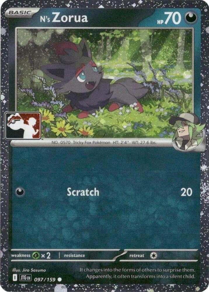 N's Zorua - 097/159 (Cosmos Holo)