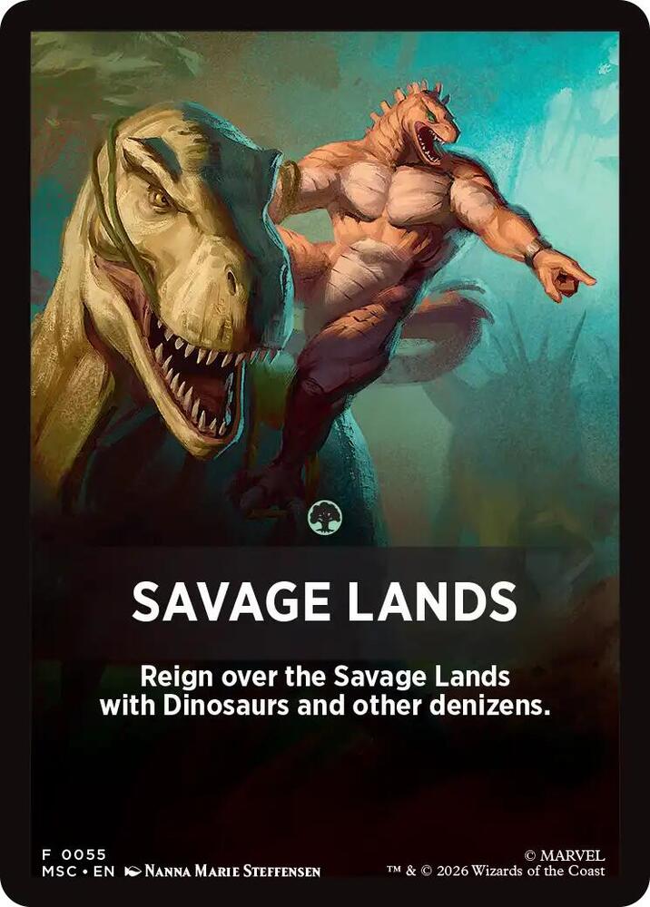 Savage Lands Theme Card