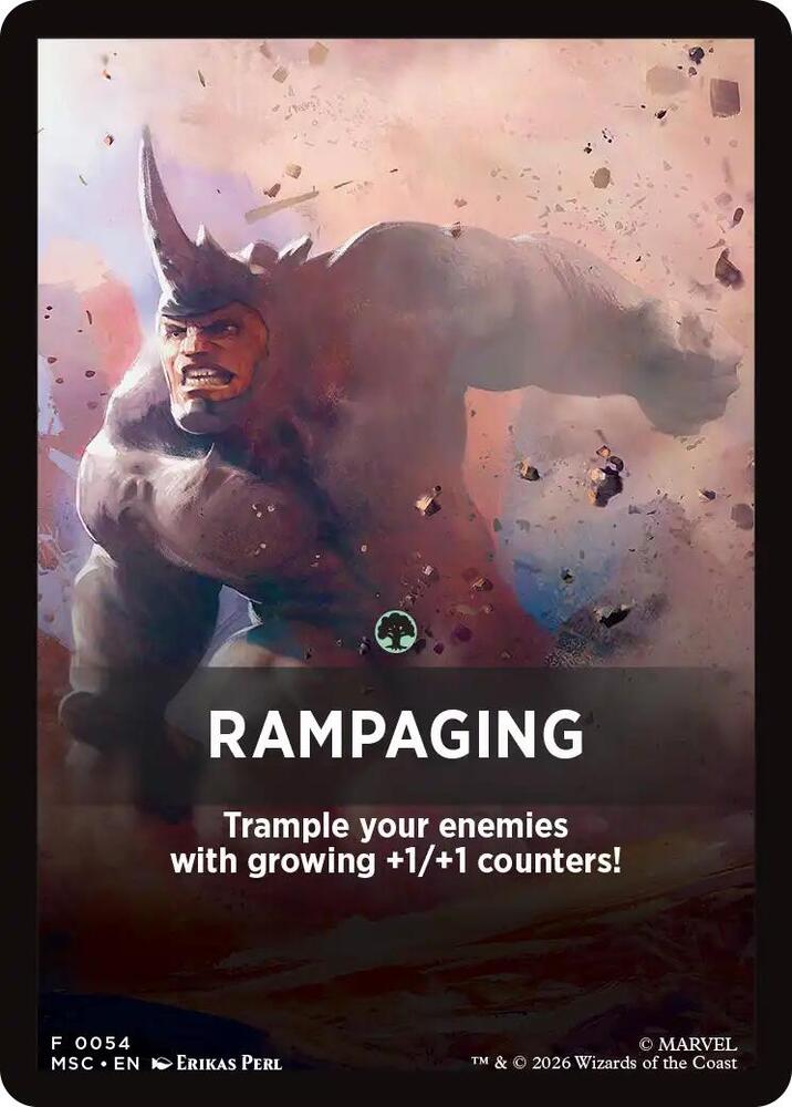 Rampaging Theme Card