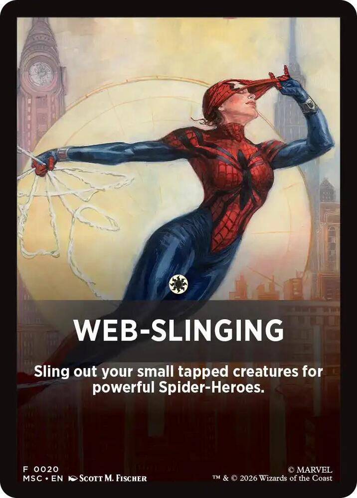 Web-Slinging Theme Card