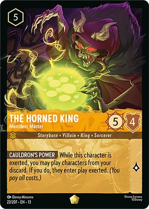 The Horned King - Merciless Master (Attack of the Vine! 22/207) - Disney Lorcana