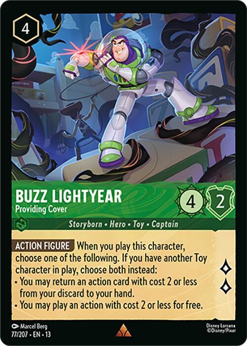 Buzz Lightyear - Providing Cover - Disney Lorcana