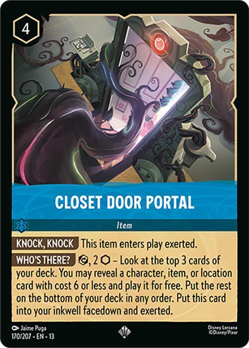 Closet Door Portal (Attack of the Vine! 170/207) - Disney Lorcana