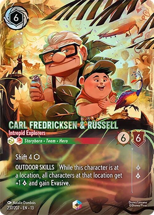 Carl Fredricksen & Russell - Intrepid Explorers (Enchanted) - Disney Lorcana
