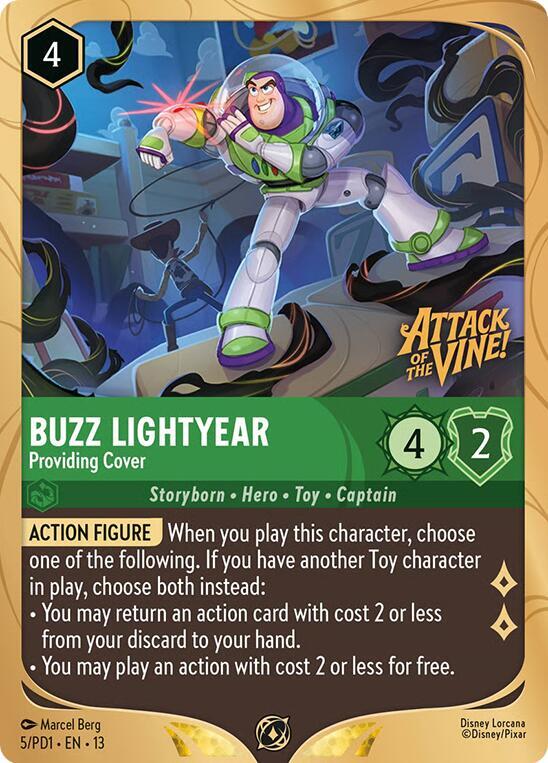Buzz Lightyear - Providing Cover - Disney Lorcana