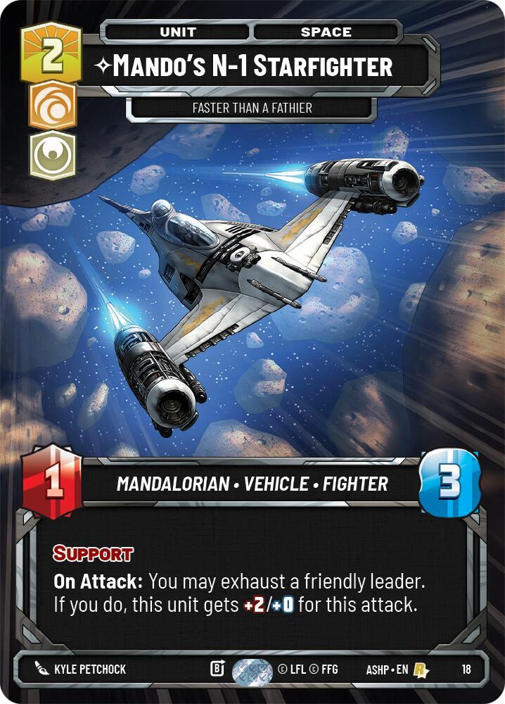 Mando's N-1 Starfighter - Faster than a Fathier