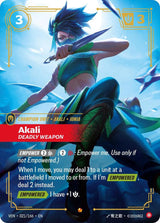 Akali - Deadly Weapon - Riftbound: League of Legends TCG