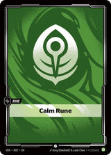 Calm Rune - Riftbound: League of Legends TCG