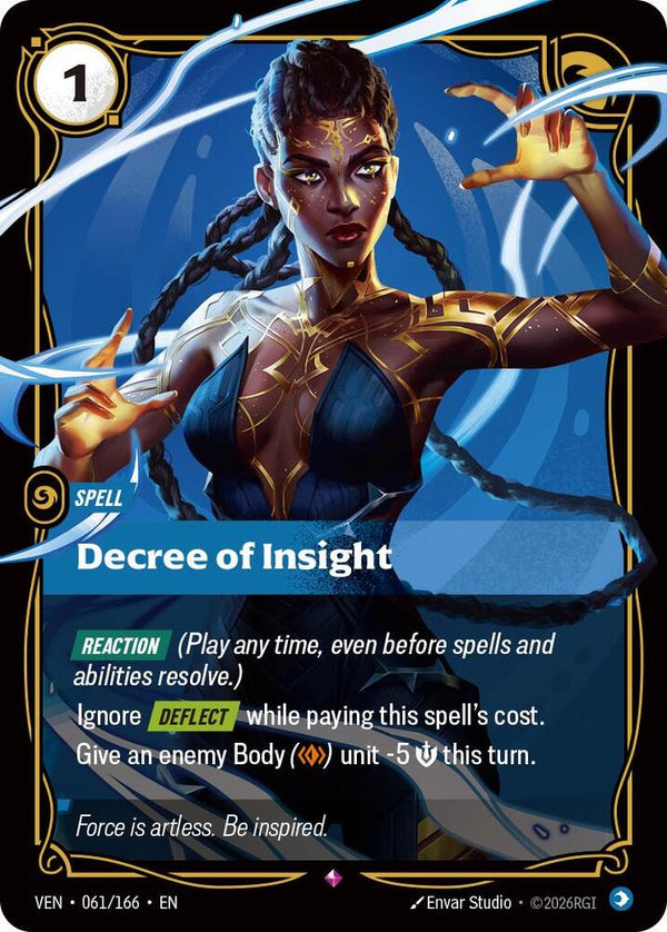 Decree of Insight - Riftbound: League of Legends TCG