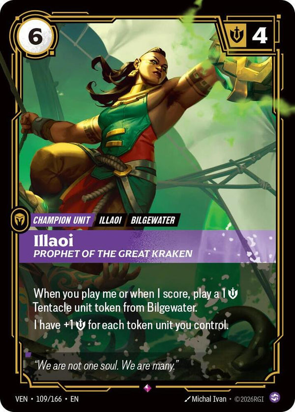 Illaoi - Prophet of the Great Kraken - Riftbound: League of Legends TCG