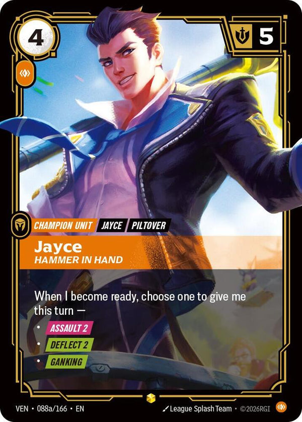Jayce - Hammer in Hand (Alternate Art) - Riftbound: League of Legends TCG