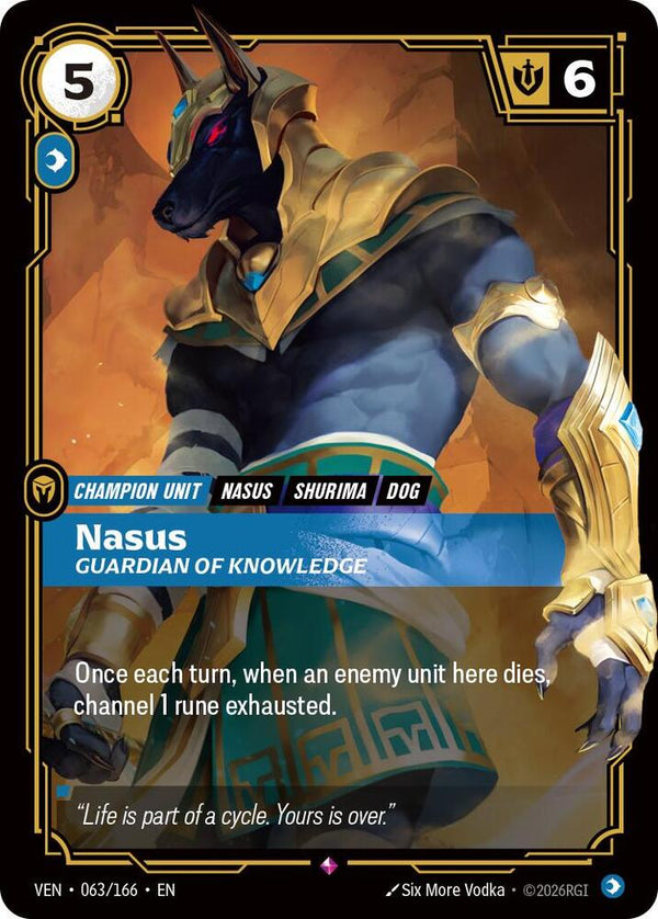Nasus - Guardian of Knowledge - Riftbound: League of Legends TCG