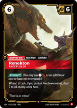 Renekton - Rage Fueled - Riftbound: League of Legends TCG