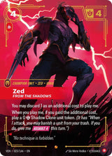Zed - From the Shadows - Riftbound: League of Legends TCG
