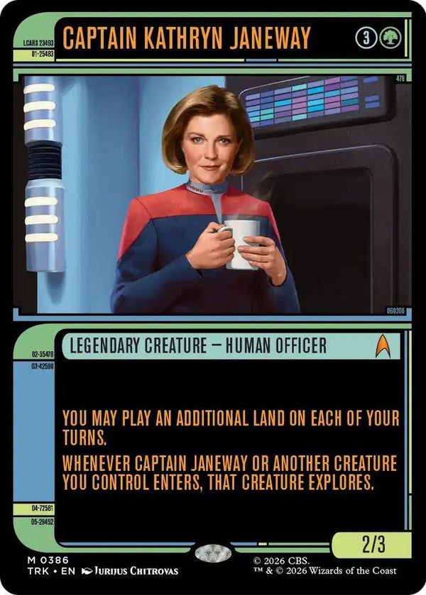 Captain Kathryn Janeway (Showcase) - Magic: The Gathering