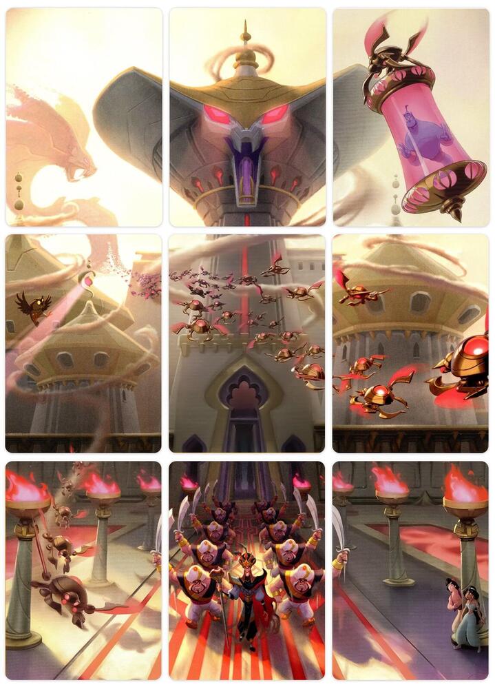 Reign of Jafar Puzzle Insert (Set of 9) (Version 1 of 2)