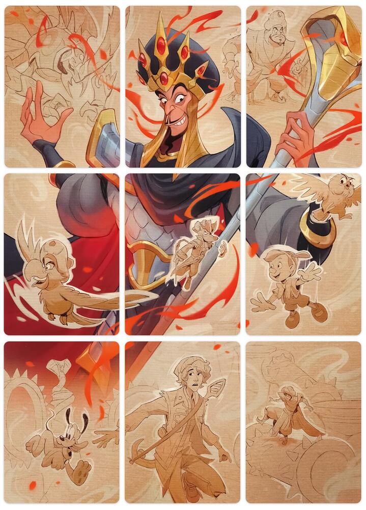 Reign of Jafar Puzzle Insert (Set of 9) (Version 2 of 2)