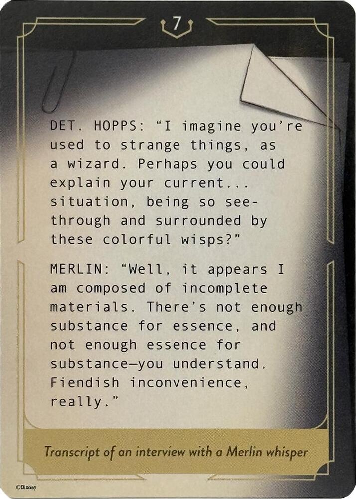Whispers in the Well Case File Cards (7 of 18)