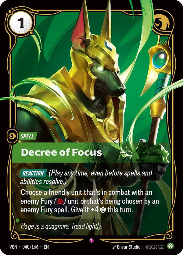 Decree of Focus - Riftbound: League of Legends TCG