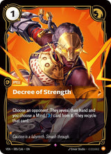 Decree of Strength - Riftbound: League of Legends TCG