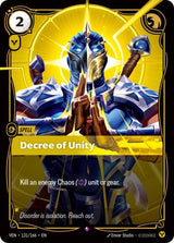Decree of Unity - Riftbound: League of Legends TCG
