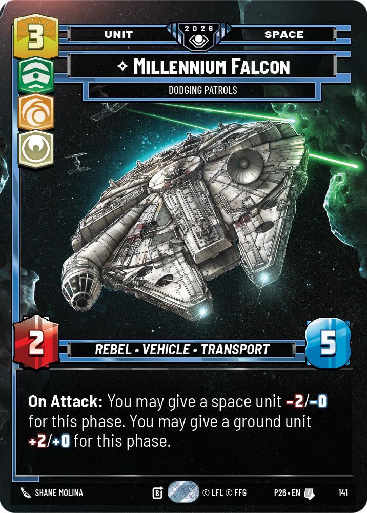 Millennium Falcon - Dodging Patrols (Prize Wall)