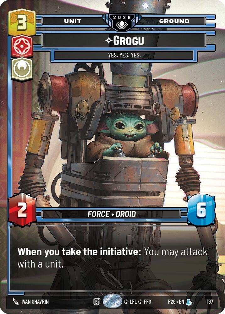 Grogu - Yes. Yes. Yes.