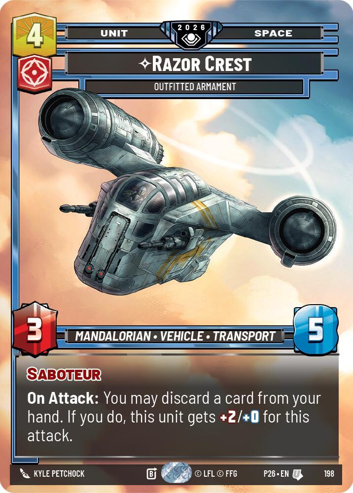 Razor Crest - Outfitted Armament
