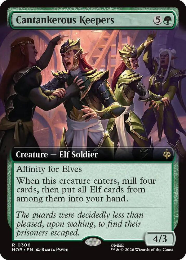 Cantankerous Keepers (Extended Art) - Magic: The Gathering