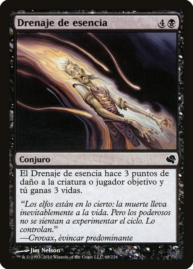 Essence Drain (Spanish) - "Drenaje de esencia"