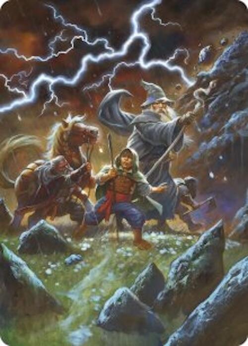 Call Forth the Tempest Art Card - Magic: The Gathering