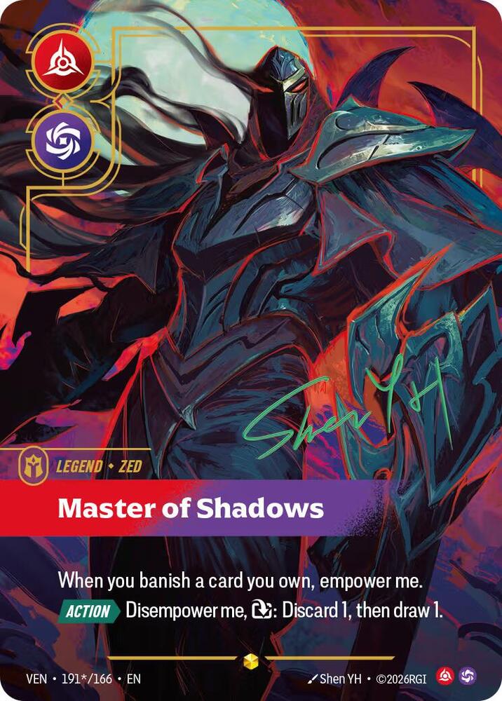 Zed, Master of Shadows (Signature)