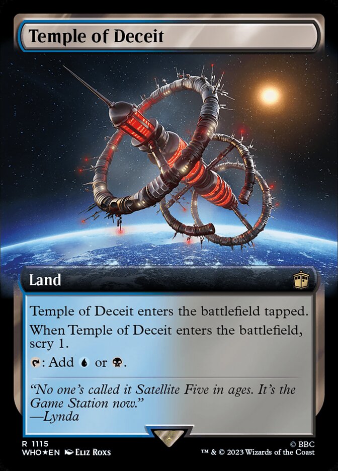 Temple of Deceit (Extended Art) (Surge Foil)