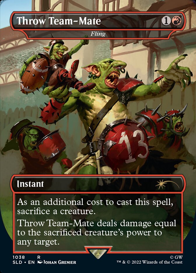 Throw Team-Mate - Fling (Borderless)