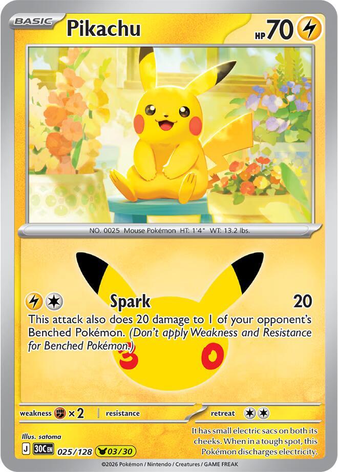 Pikachu - 025/128