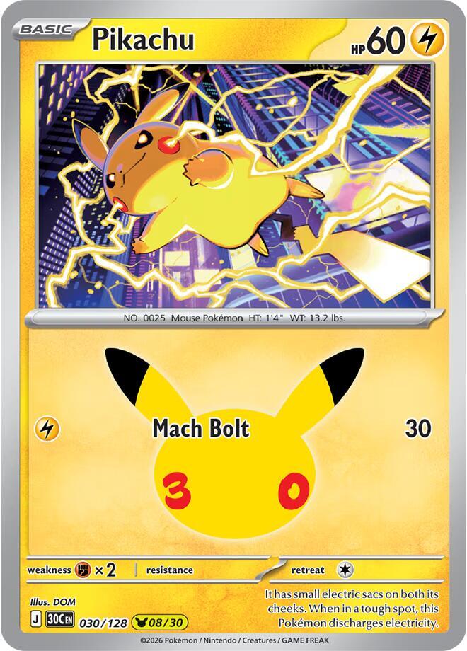 Pikachu - 030/128