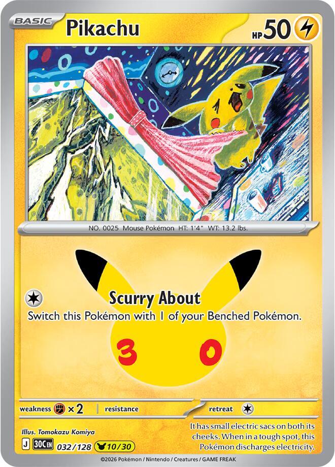 Pikachu - 032/128