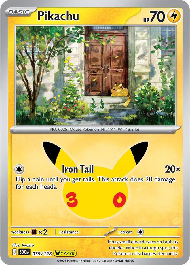Pikachu - 039/128