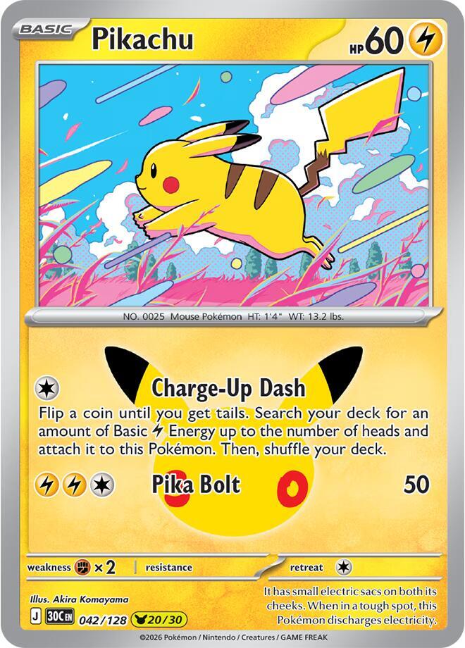 Pikachu - 042/128