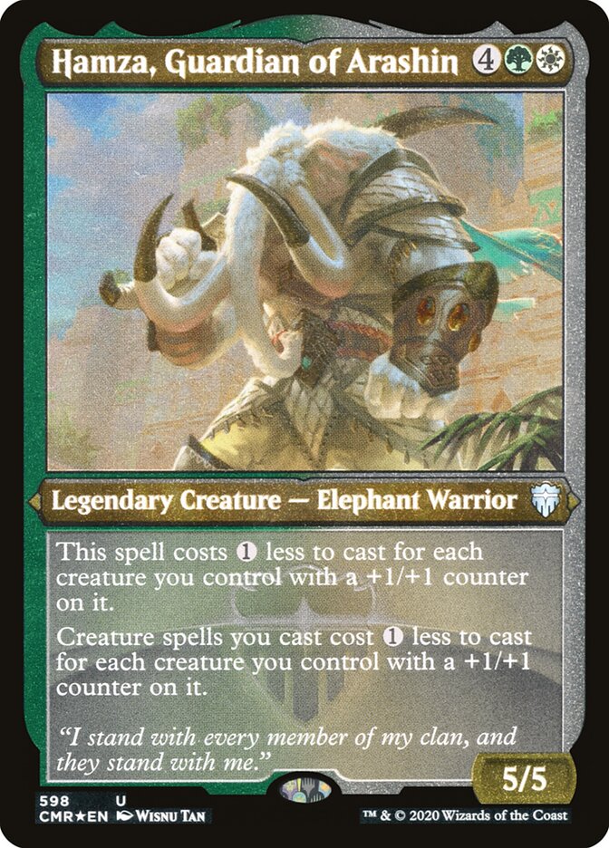 Hamza, Guardian of Arashin (Foil Etched)