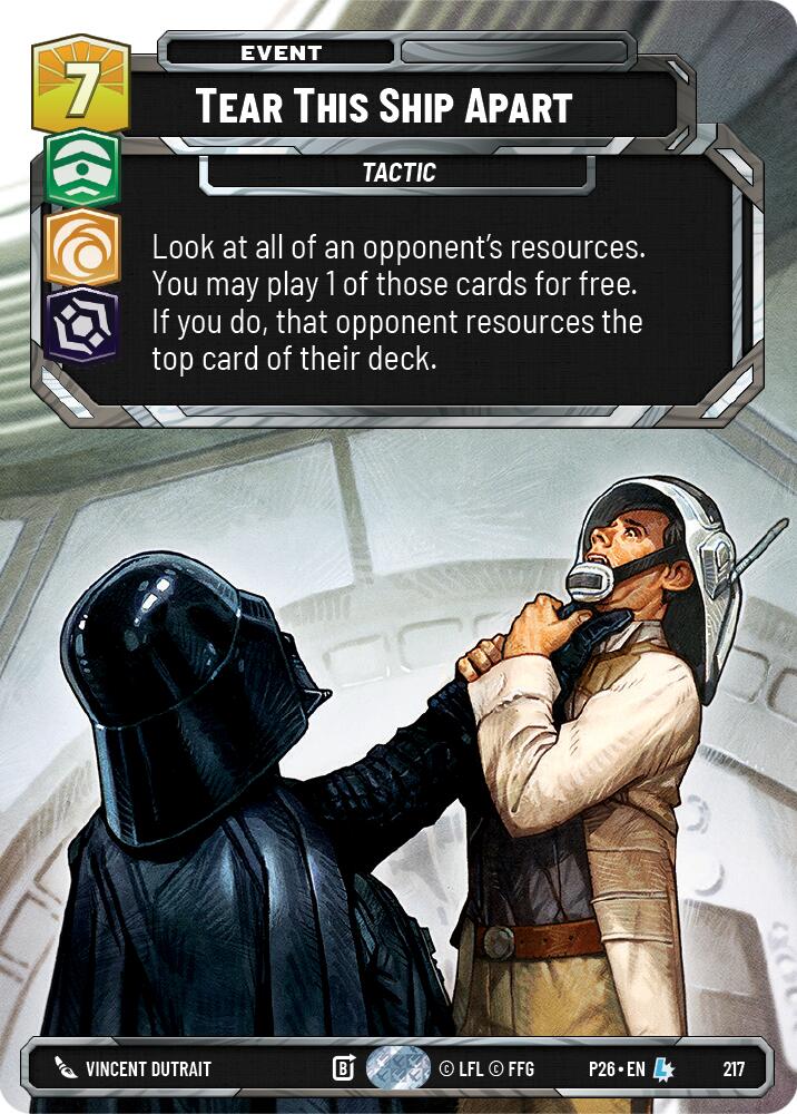 Tear This Ship Apart (Foil)
