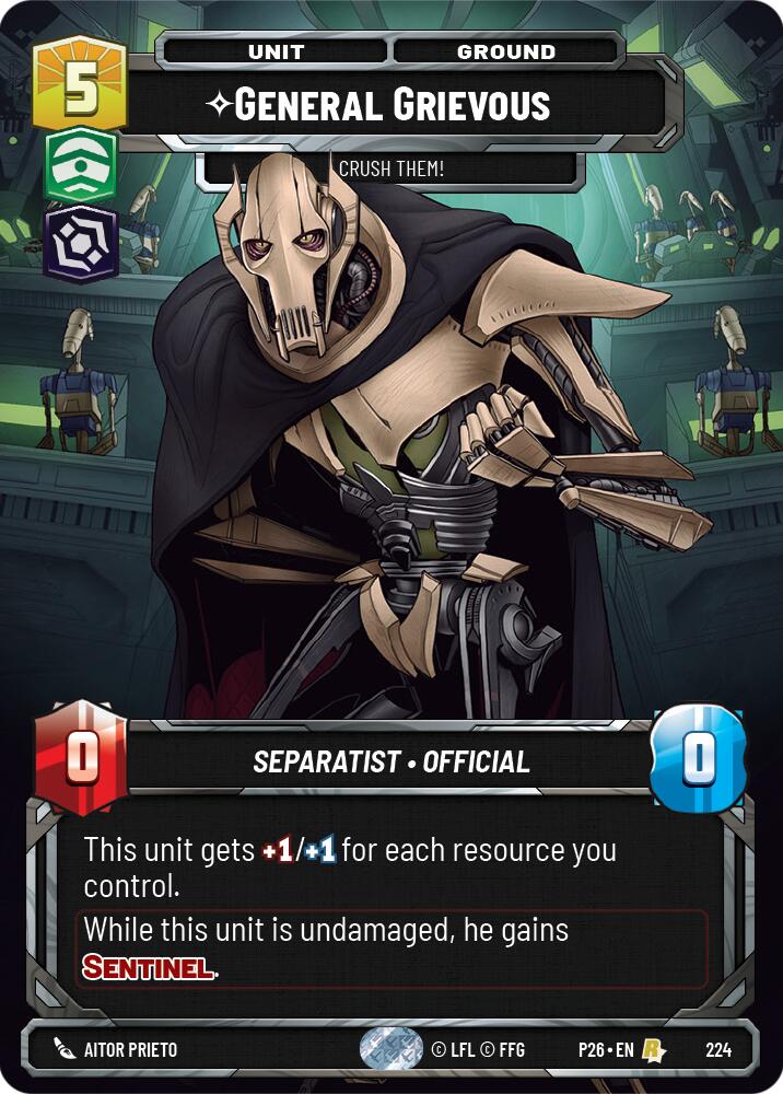 General Grievous - Crush Them! (Foil)