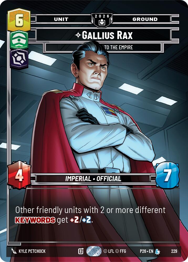 Gallius Rax - Counselor to the Empire