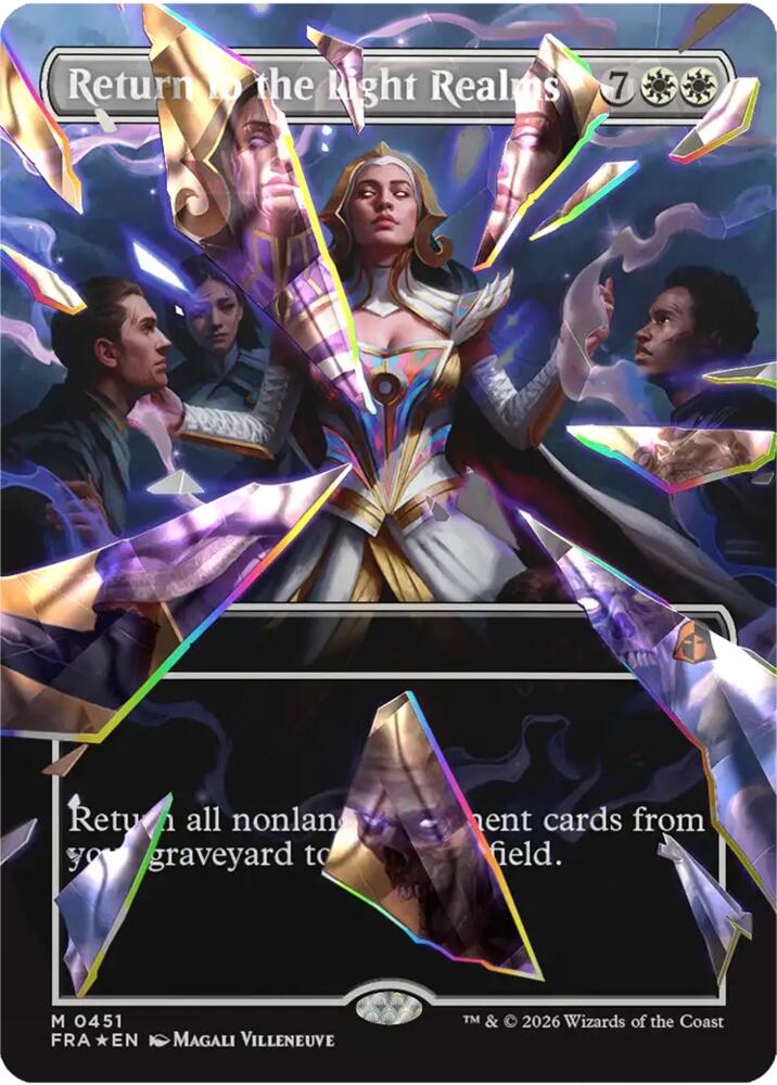 Return to the Light Realms (Borderless) (Facet Foil) (0415)
