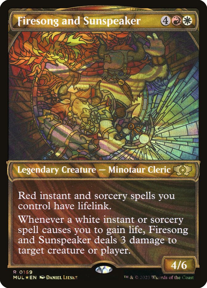 Firesong and Sunspeaker (Halo Foil)