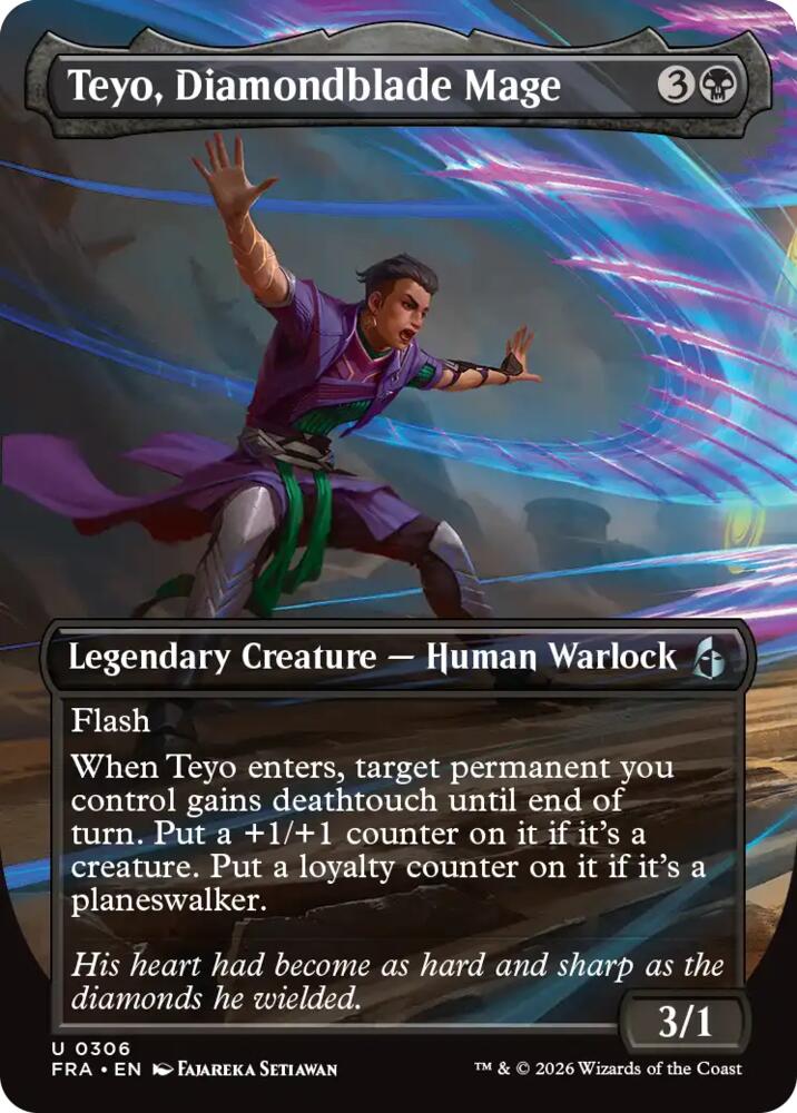 Teyo, Diamondblade Mage (Borderless)