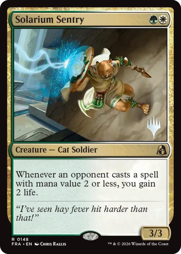 Solarium Sentry (PPFRA 148) - Magic: The Gathering