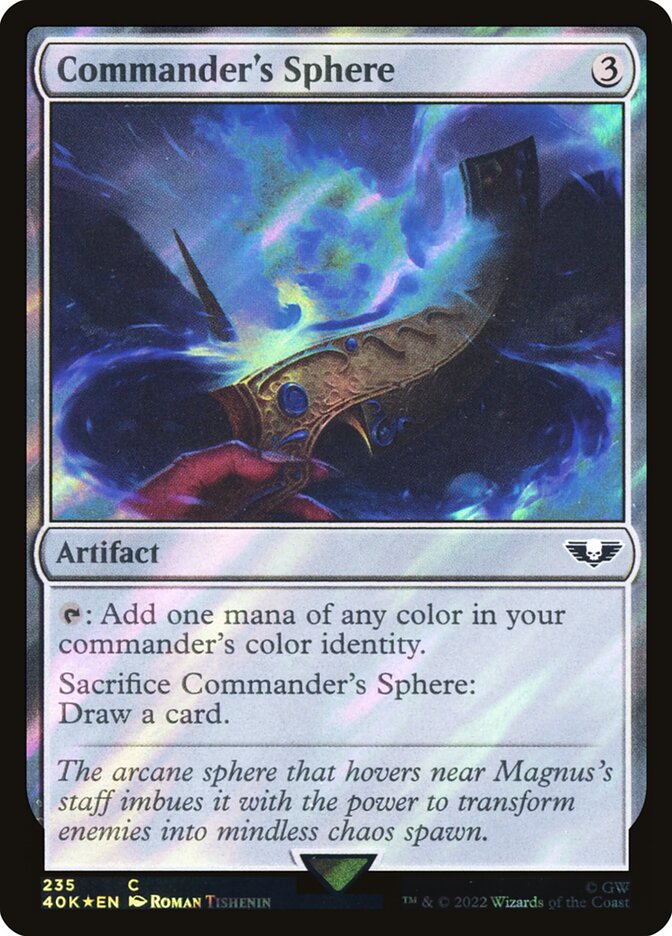 Commander's Sphere (235) (Surge Foil)