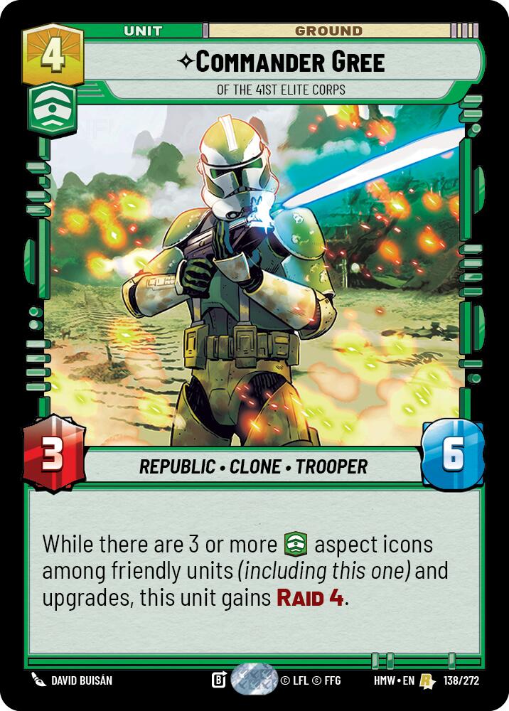 Commander Gree - Of the 41st Elite Corps